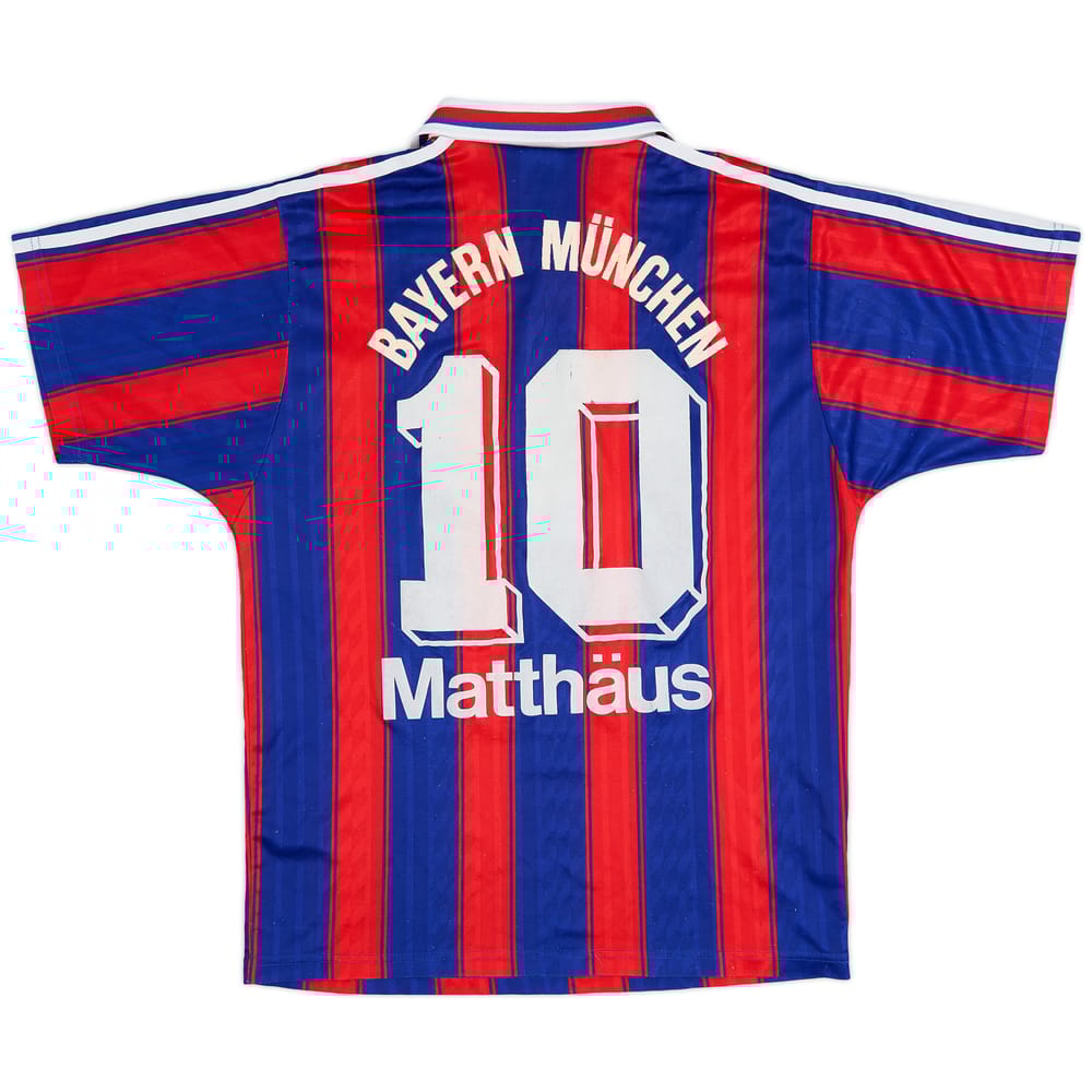 1995-97 Bayern Munich Home Shirt Matthaus #10 - 6/10 - (S)