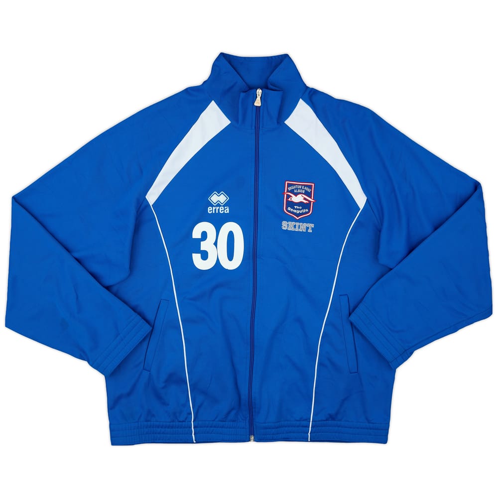 2003-04 Brighton Player Issue Errea Track Jacket #30 - 7/10 - (XXL)