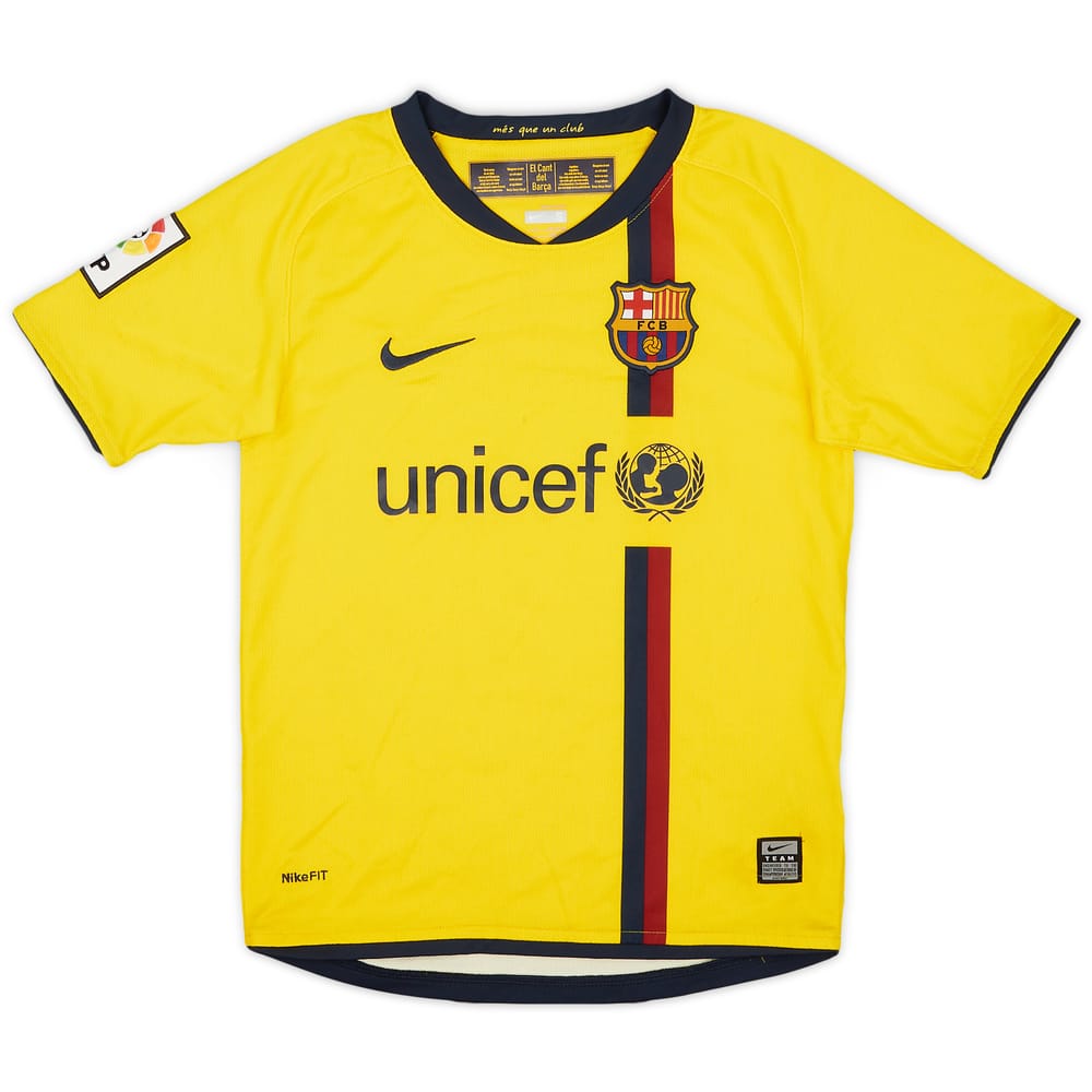 2008-10 Barcelona Away Shirt - 8/10 - (S.Boys)