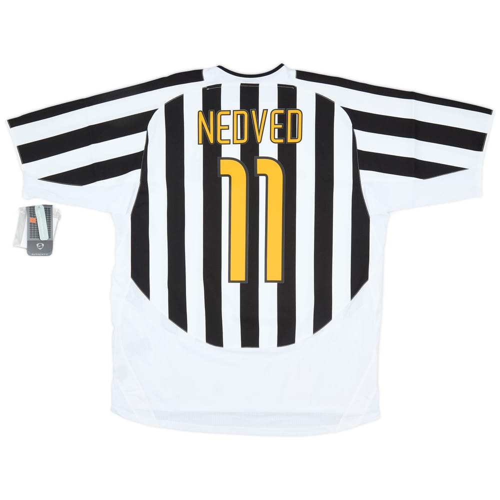 2003-04 Juventus Home Shirt Nedved #11 (XL)