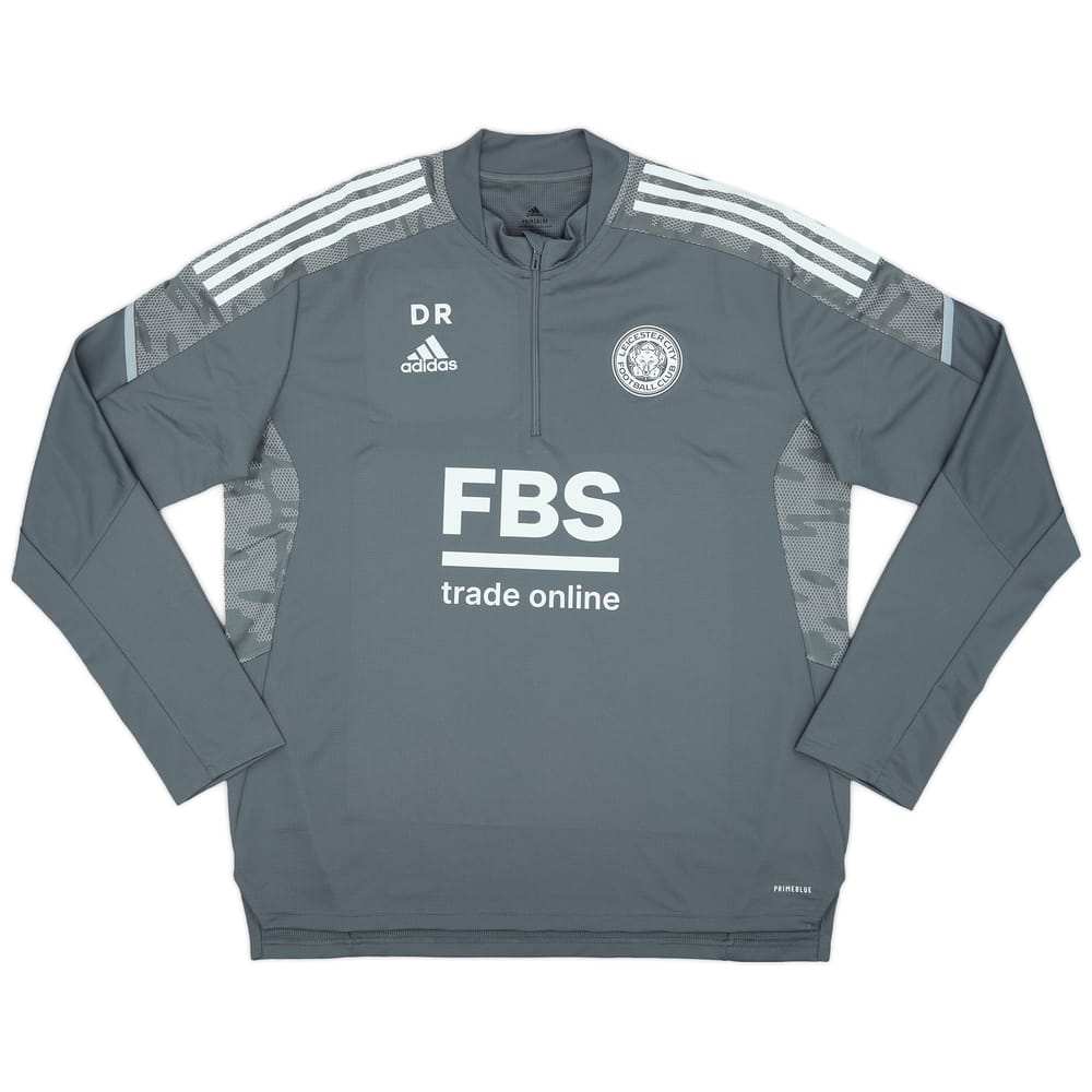 2021-22 Leicester Staff Issue adidas 1/4 Zip Training Top DR - 10/10 - (XL)
