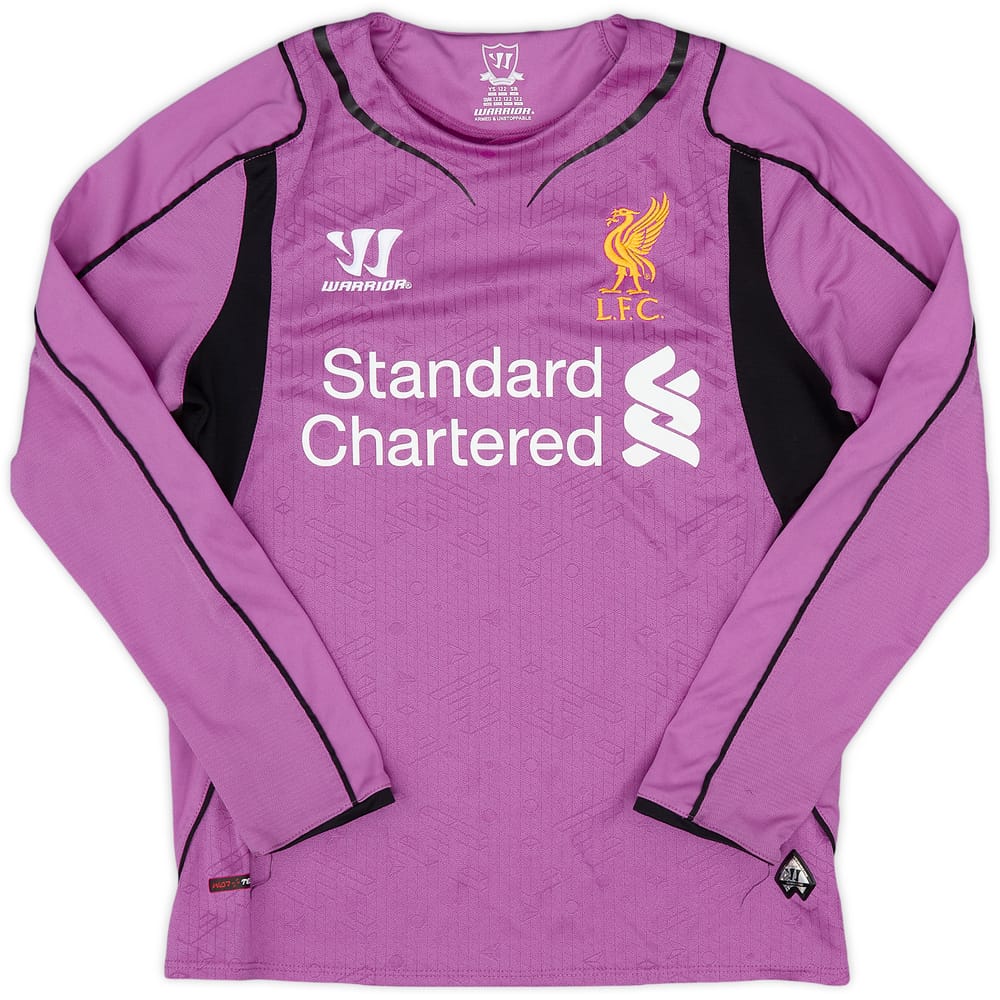 2014-15 Liverpool GK Shirt - 9/10 - (S.Boys)
