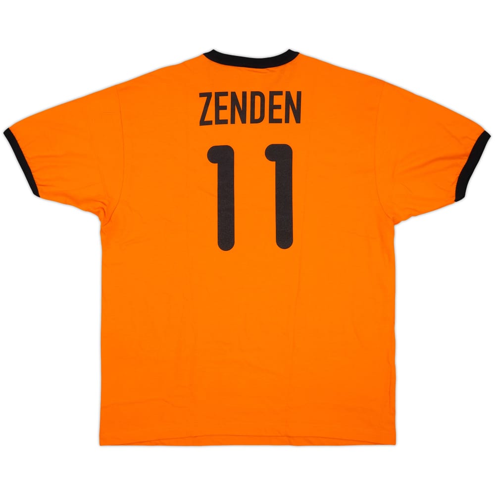 2000-01 Netherlands Nike Cotton Tee Zenden #11 (L)
