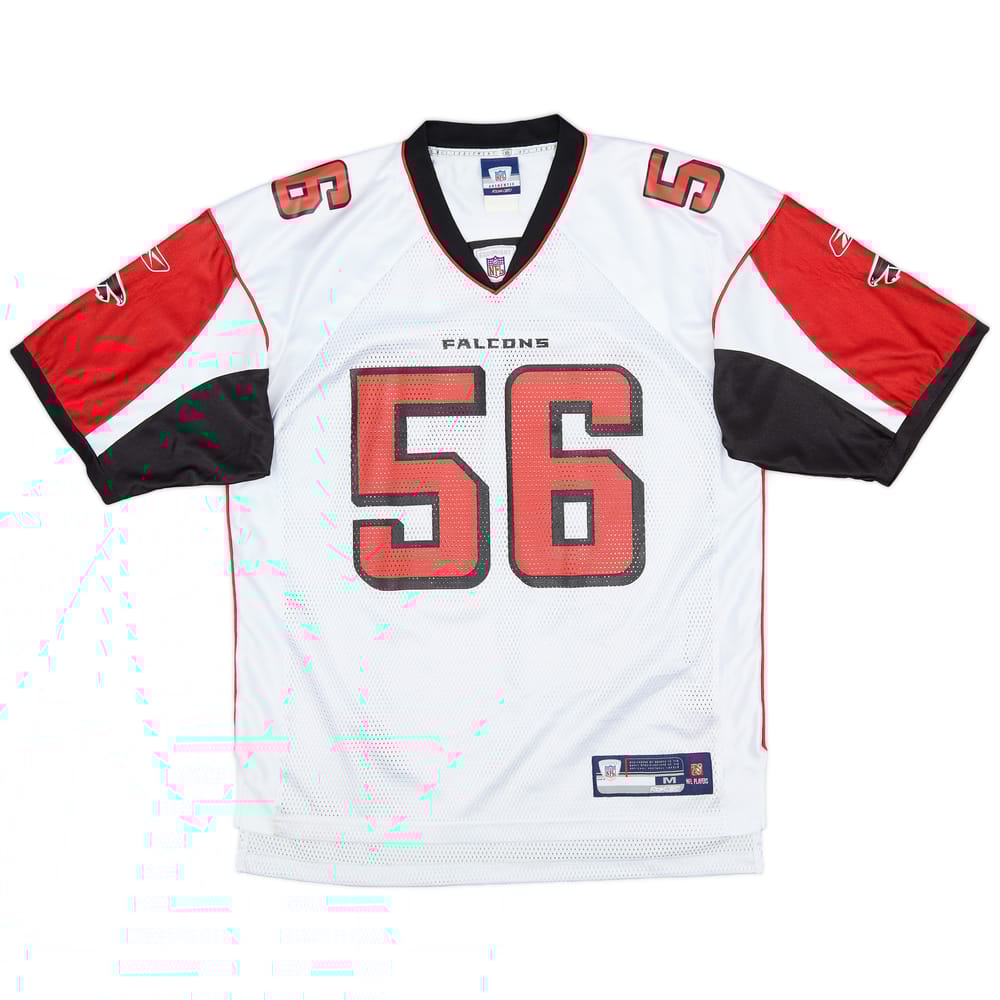 2007 Atlanta Falcons Brooking #56 Reebok On Field Away Jersey (Excellent) M