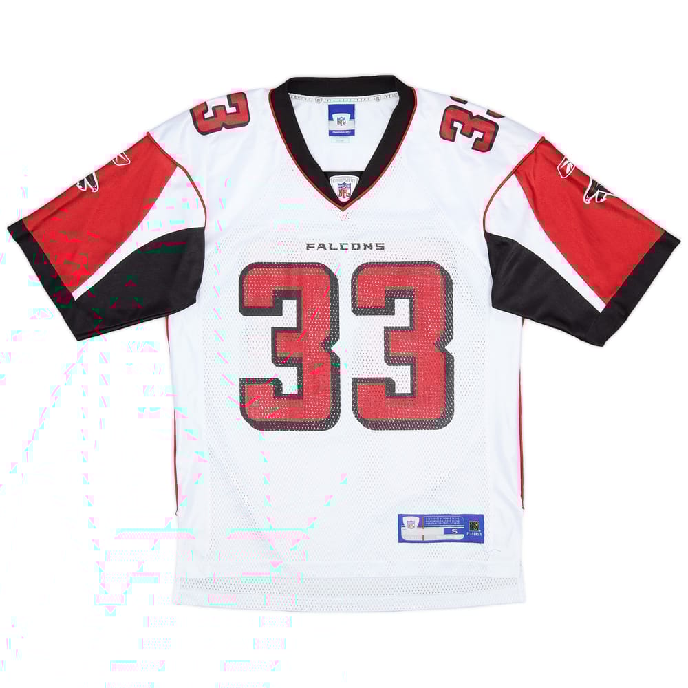 2008 Atlanta Falcons Turner #33 Reebok On Field Away Jersey (Very Good) S