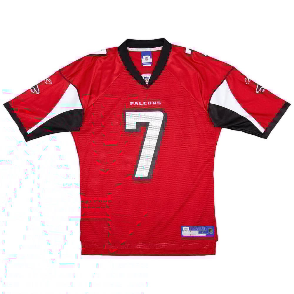 2005-06 Atlanta Falcons Vick #7 Reebok On Field Home Jersey (Very Good) L