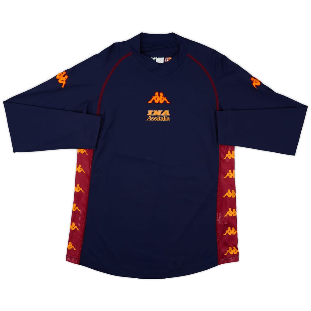 2001-02 Roma Kappa Training L/S Shirt - 7/10 - (M)