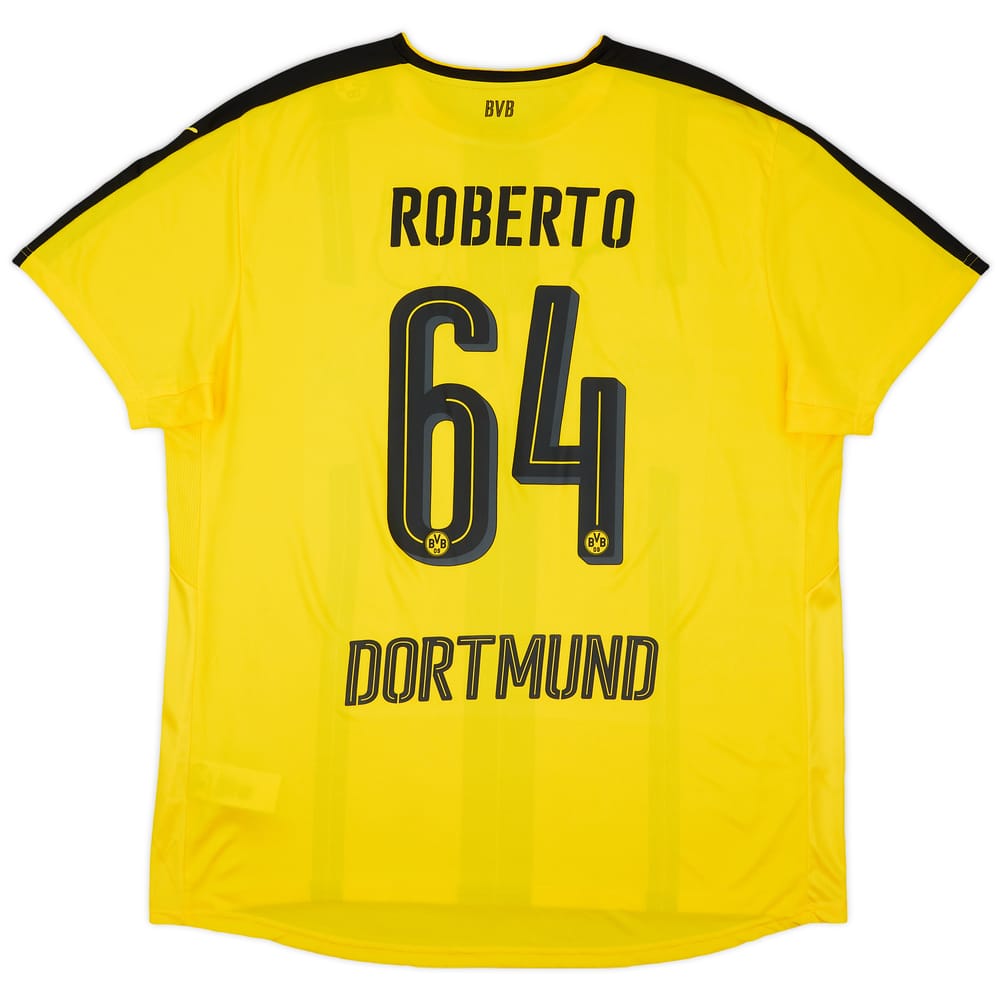 2016-17 Borussia Dortmund Home Shirt Roberto #64 (Women's XXL)