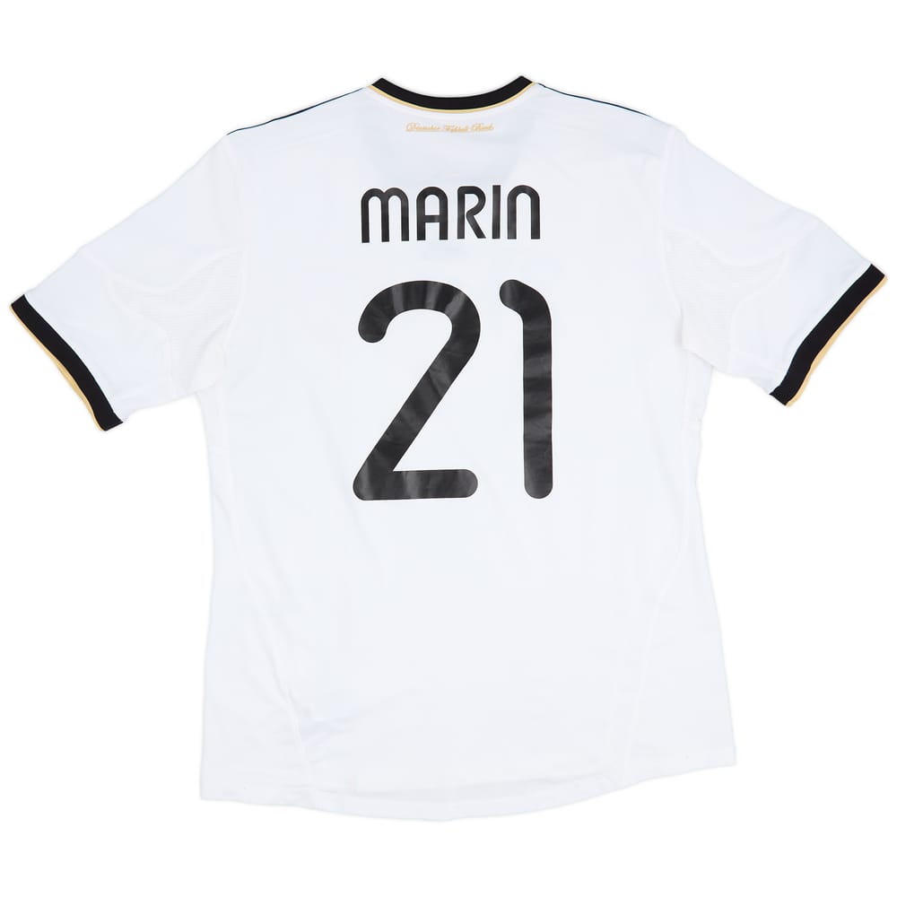 2010-11 Germany Home Shirt Marin #21 - 9/10 - (XL)