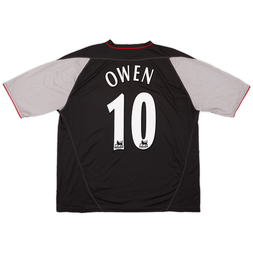 2002-04 Liverpool Away Shirt Owen #10 - 9/10 - (XL)