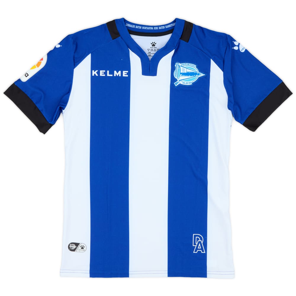 2017-18 Alaves Home Shirt - 8/10 - (M)