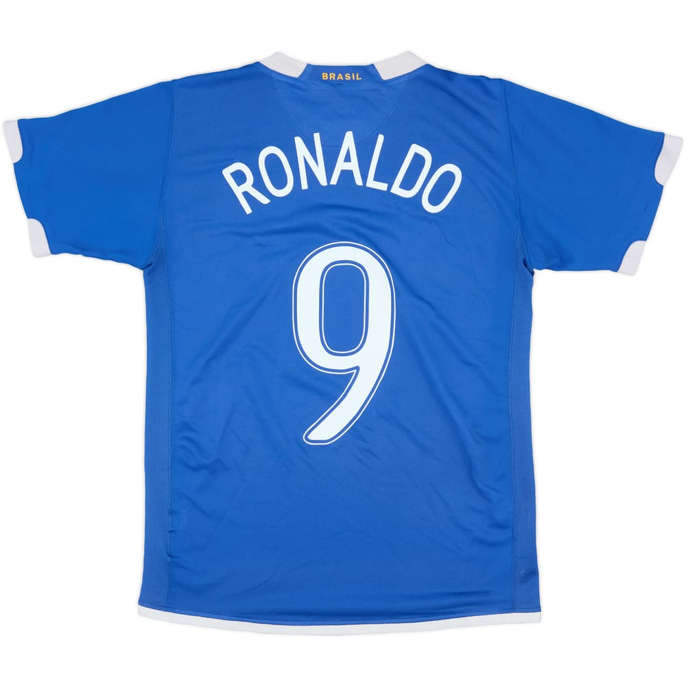 2006-07 Brazil Away Shirt Ronaldo #9 - 4/10 - (M)