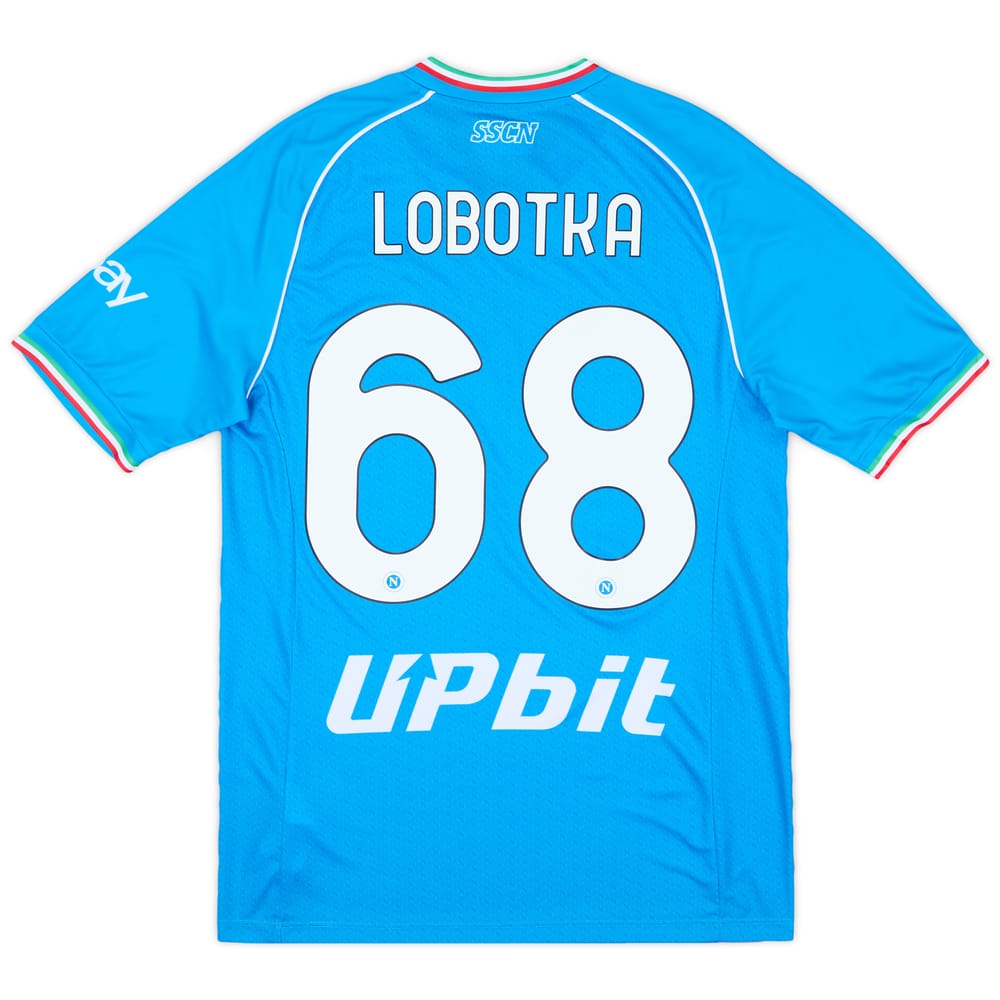 2023-24 Napoli Home Shirt Lobotka #68 (XL)