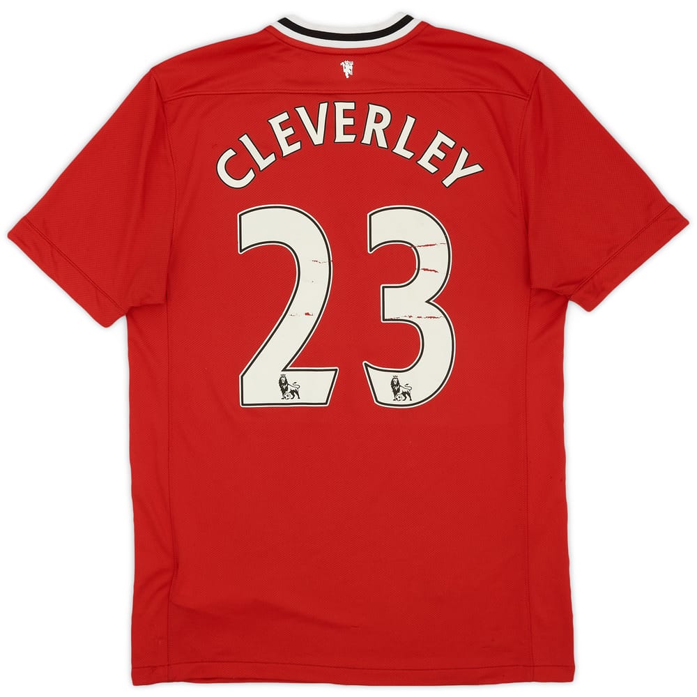 2011-12 Manchester United Home Shirt Cleverley #23 - 5/10 - (M)