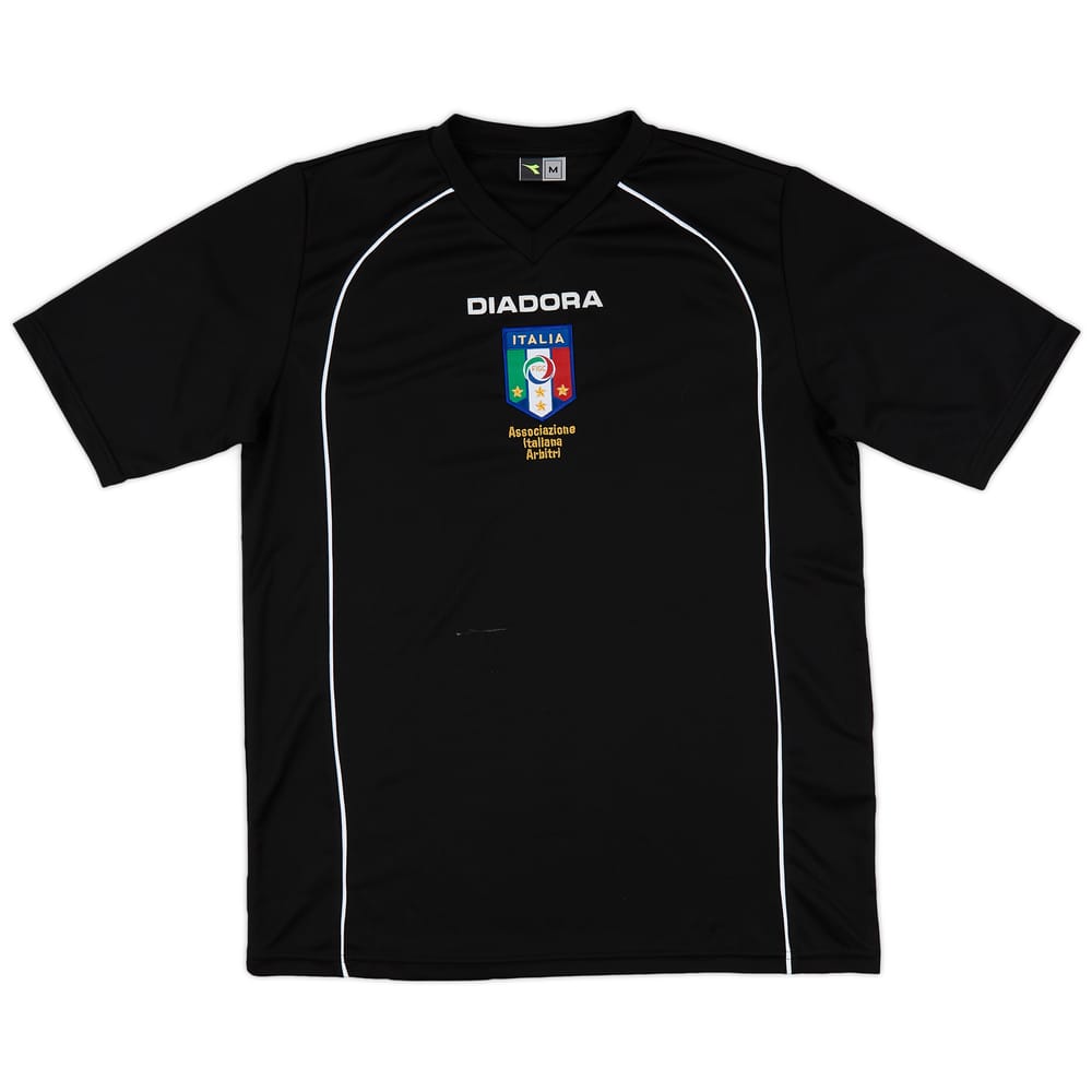 2000s Italy FIGC Diadora Referee Shirt - 7/10 - (M)