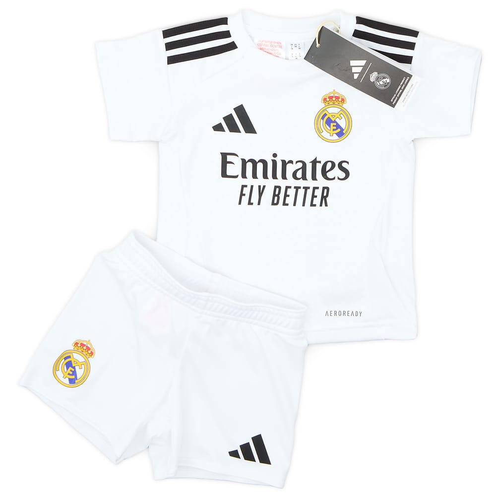 2024-25 Real Madrid Home Shirt & Shorts Kit (BABY)