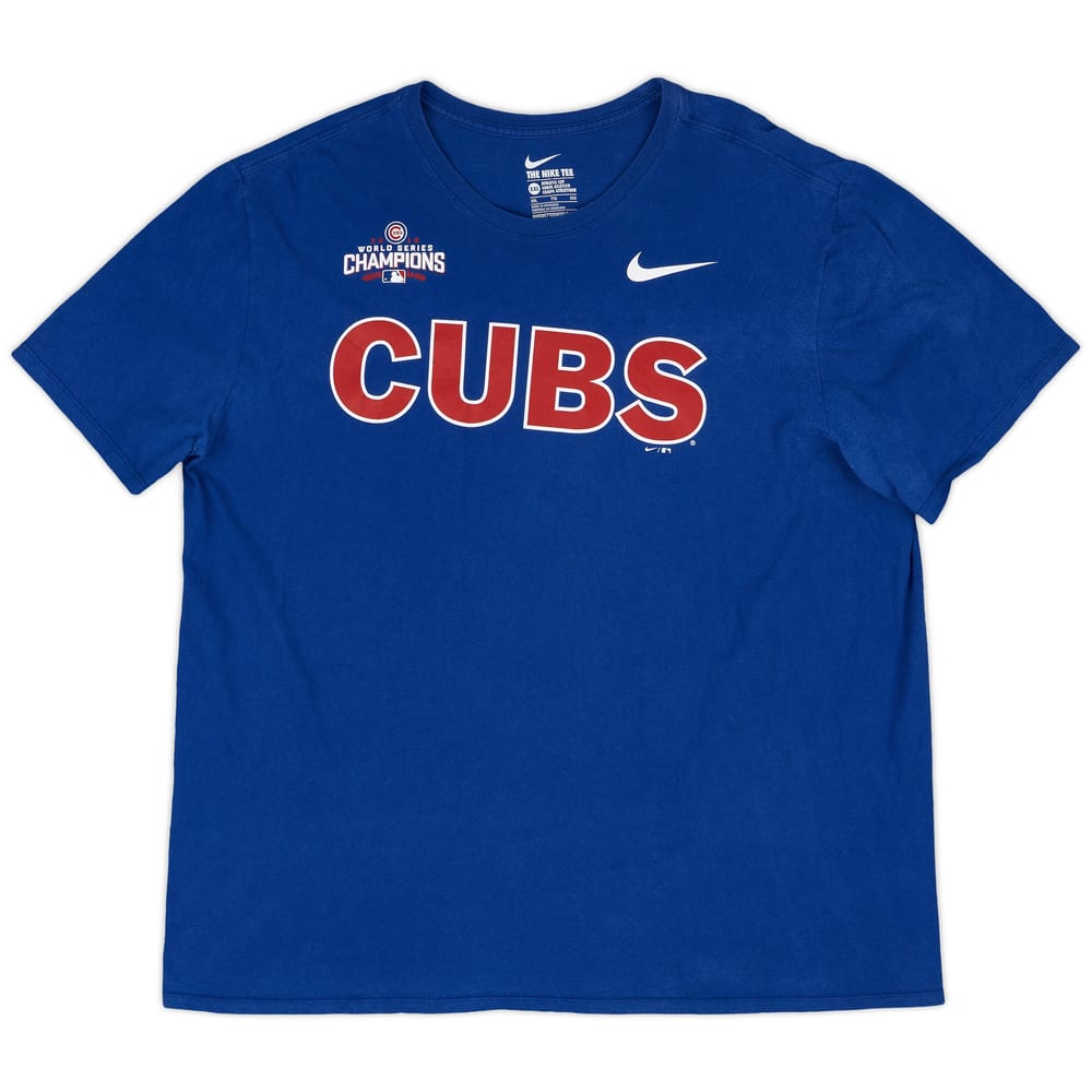 2016 Chicago Cubs World Series Champions Nike Tee - 8/10 - (XXL)
