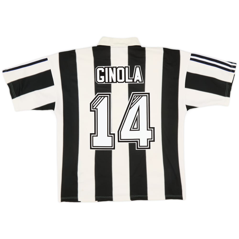 1995-97 Newcastle Home Shirt Ginola #14 - 6/10 - (M)