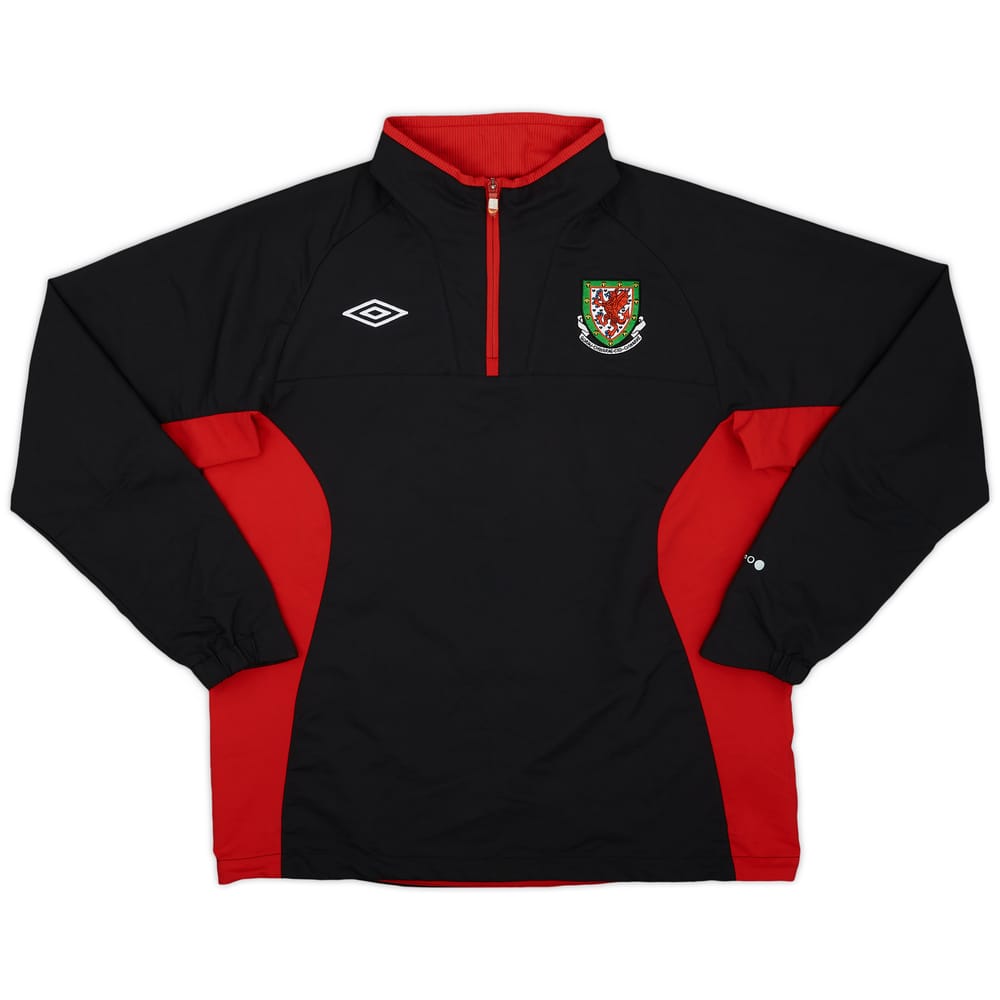 2010-11 Wales Umbro 1/4 Zip Drill Top - 8/10 - (L)