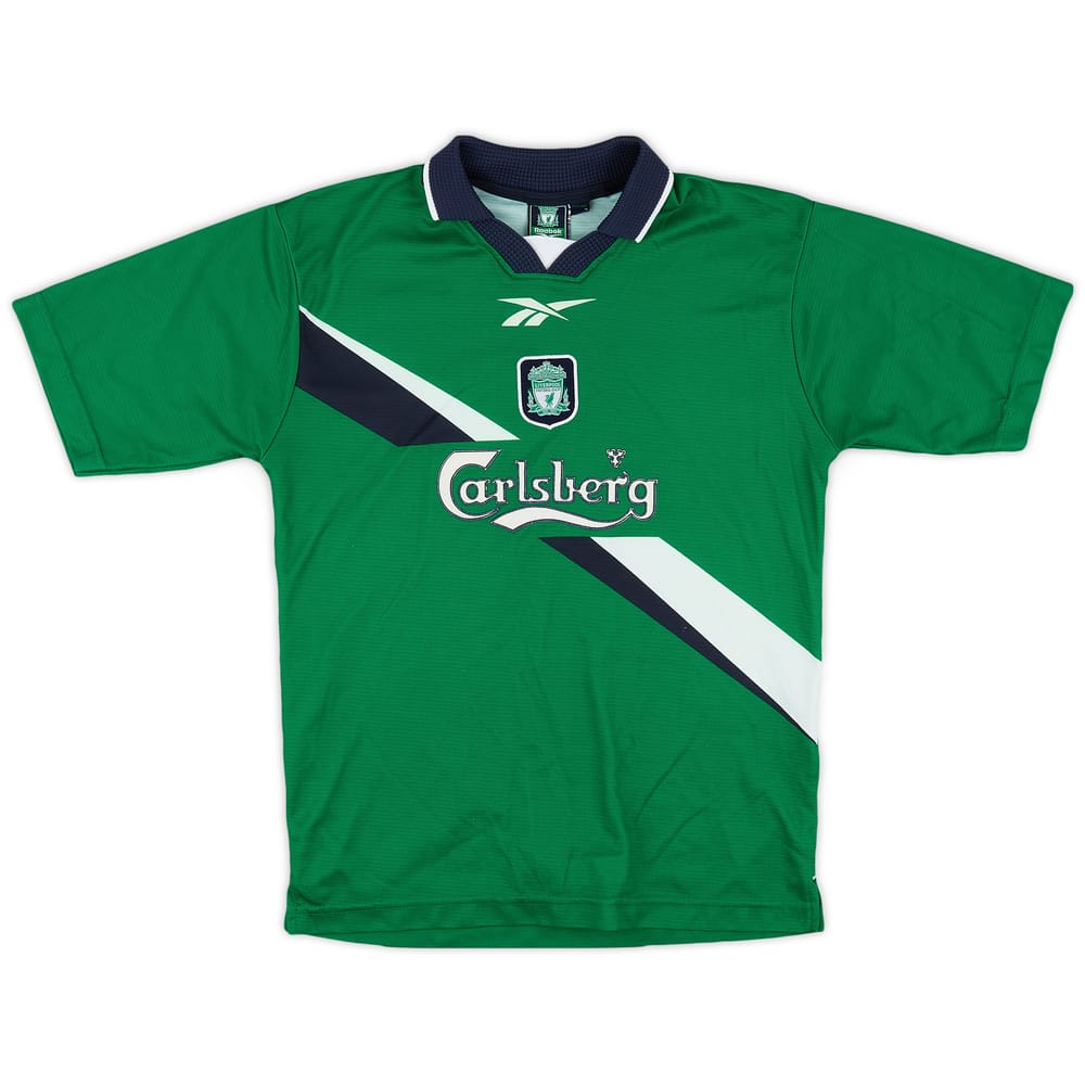1999-00 Liverpool Away Shirt - 8/10 - (M.Boys)