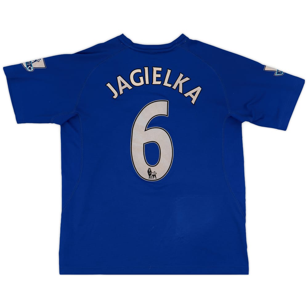 2010-11 Everton Home Shirt Jagielka #6 - 6/10 - (L)