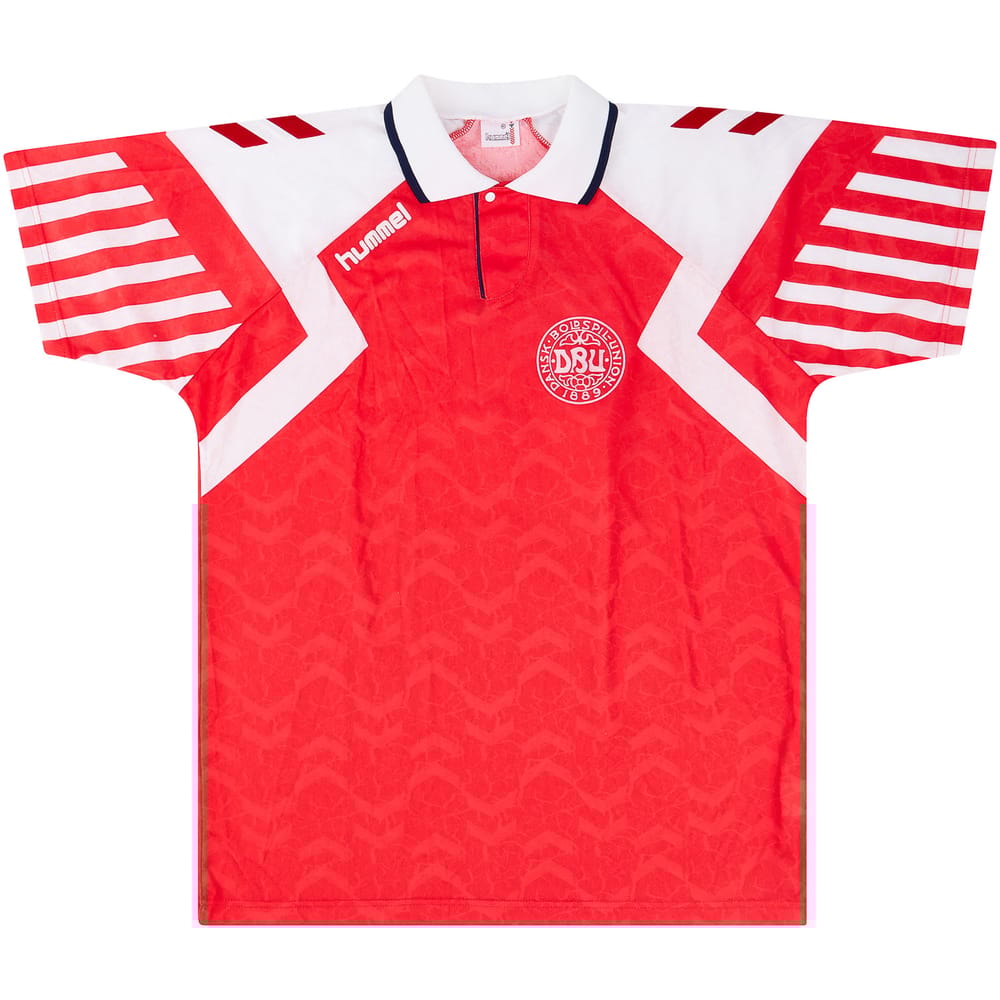 1992-93 Denmark Match Issue Home Shirt #4 (Rieper)