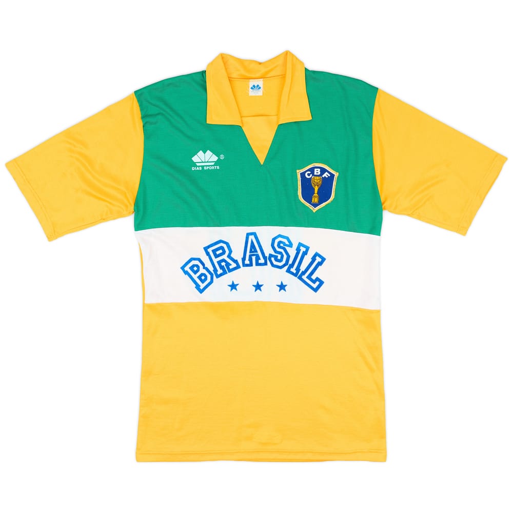 1980s Brazil Dias Sports Leisure Tee Brasil #10 - 8/10 - (L)