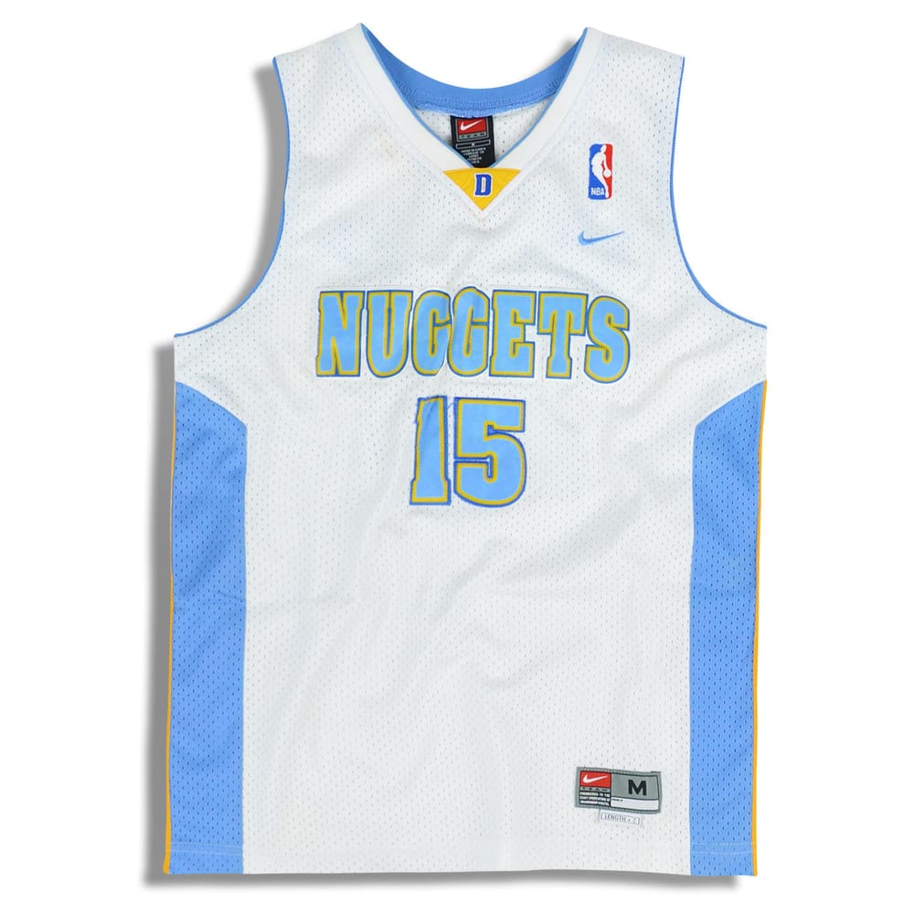 2003-04 Denver Nuggets Anthony #15 Nike Swingman Jersey (Home) Y