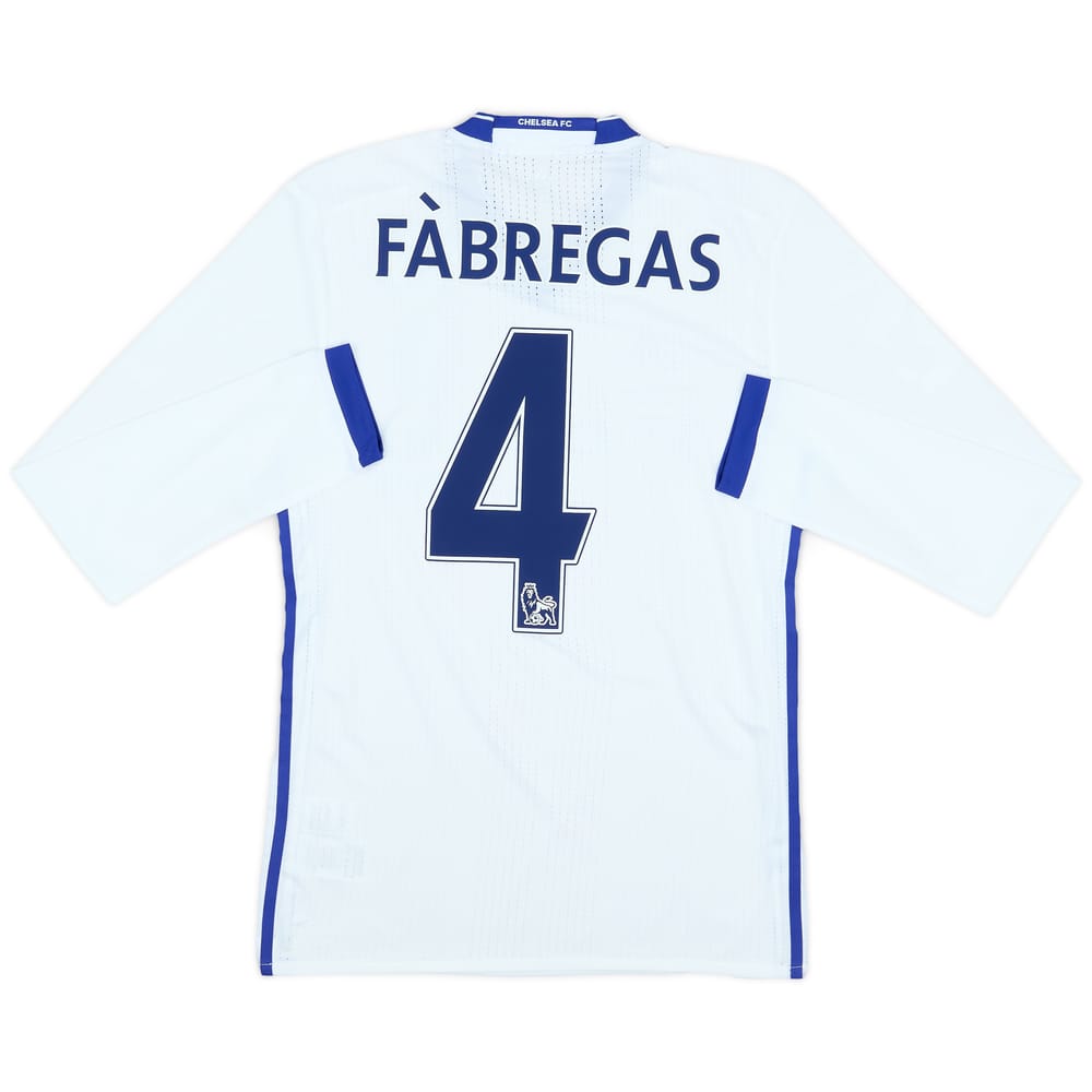 2016-17 Chelsea Player Issue Third L/S Shirt Fabregas #4 (S/M)