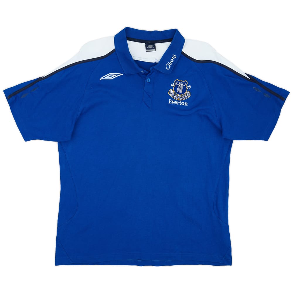 2007-08 Everton Umbro Polo Shirt - 9/10 - (XL)