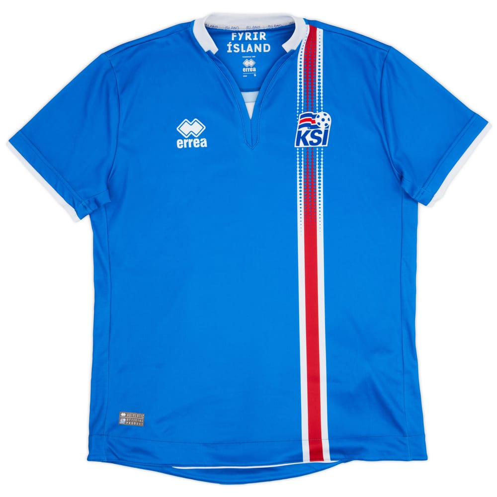 2016-18 Iceland Home Shirt - 9/10 - (S)