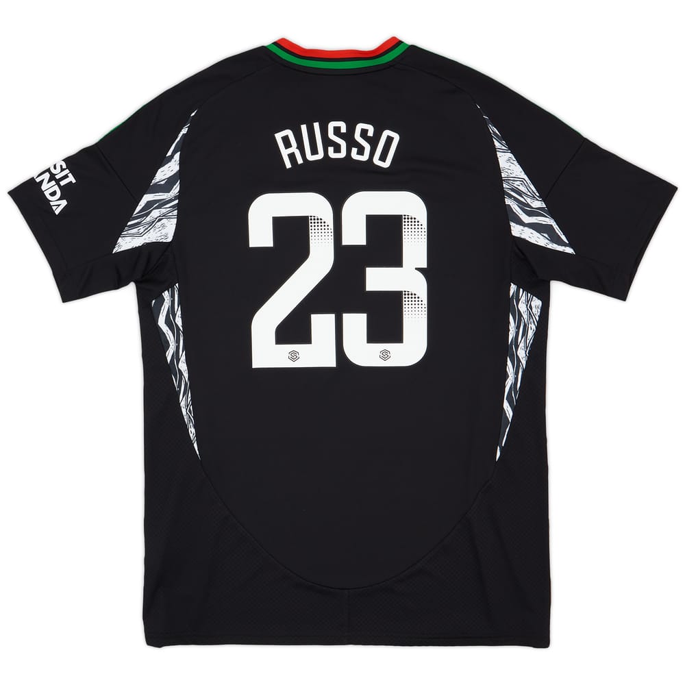 2024-25 Arsenal Women's Away Shirt Russo #23 (Unisex Fit)