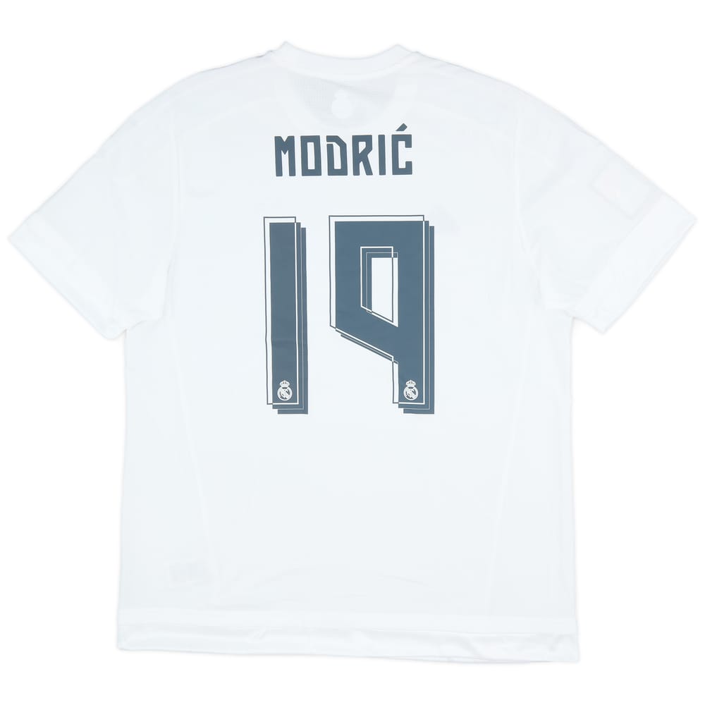 2015-16 Real Madrid Home Shirt Modric #19 (XL)