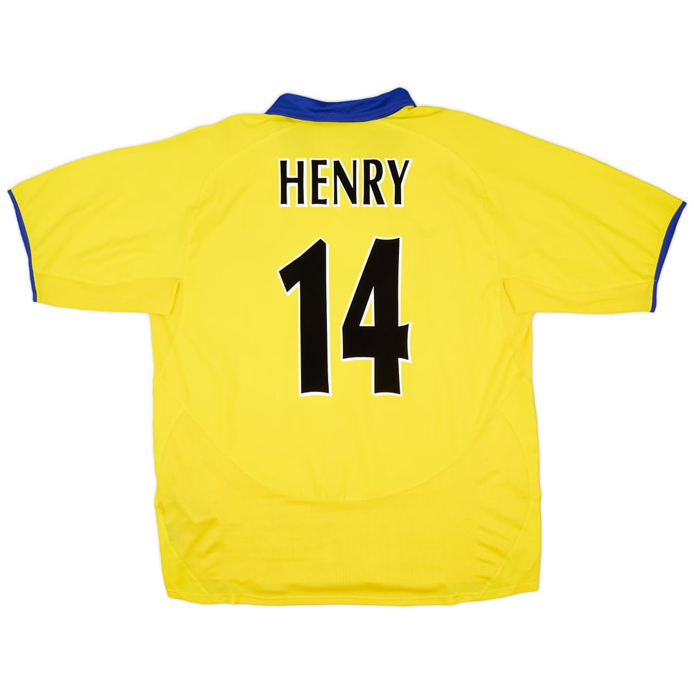 2003-05 Arsenal Away Shirt Henry #14 - 9/10 - (XL)