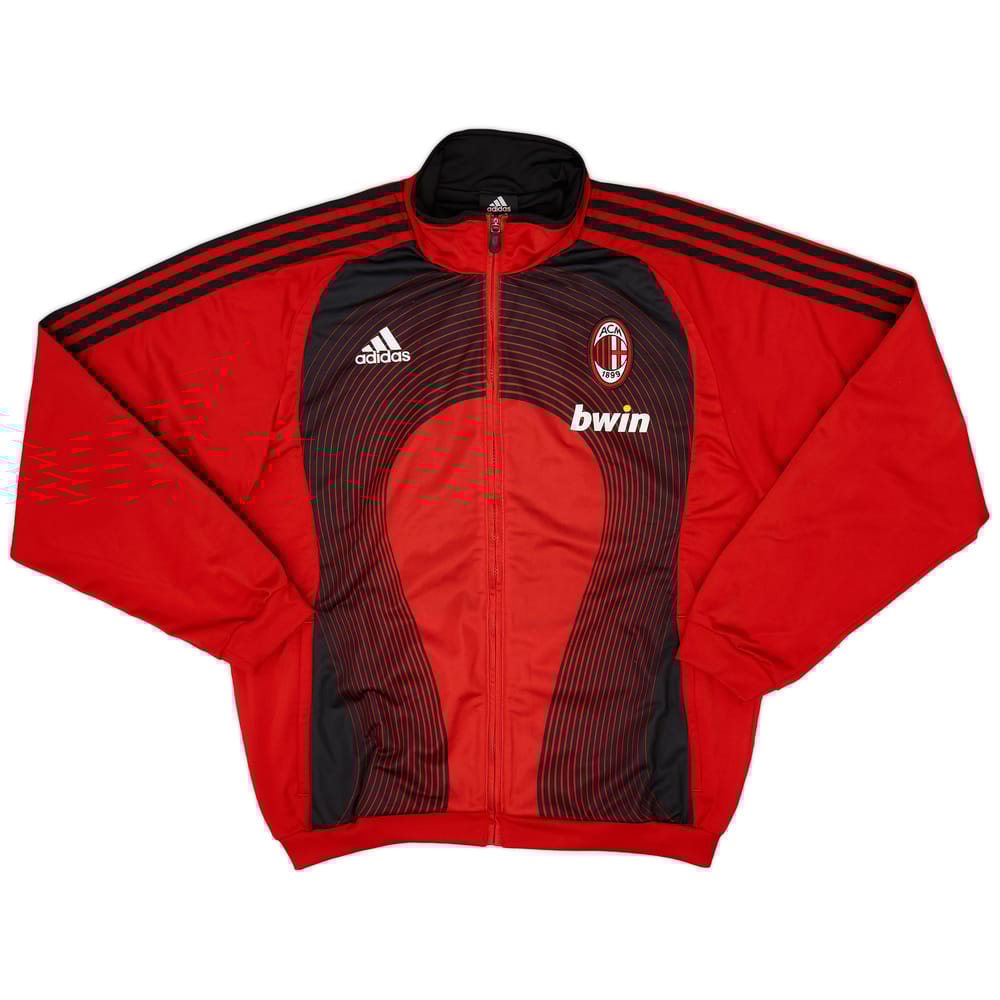 2006-07 AC Milan adidas Track Jacket - 8/10 - (L)