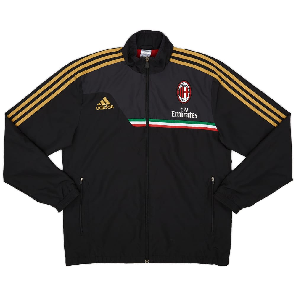 2012-13 AC Milan adidas Track Jacket - 9/10 - (M)