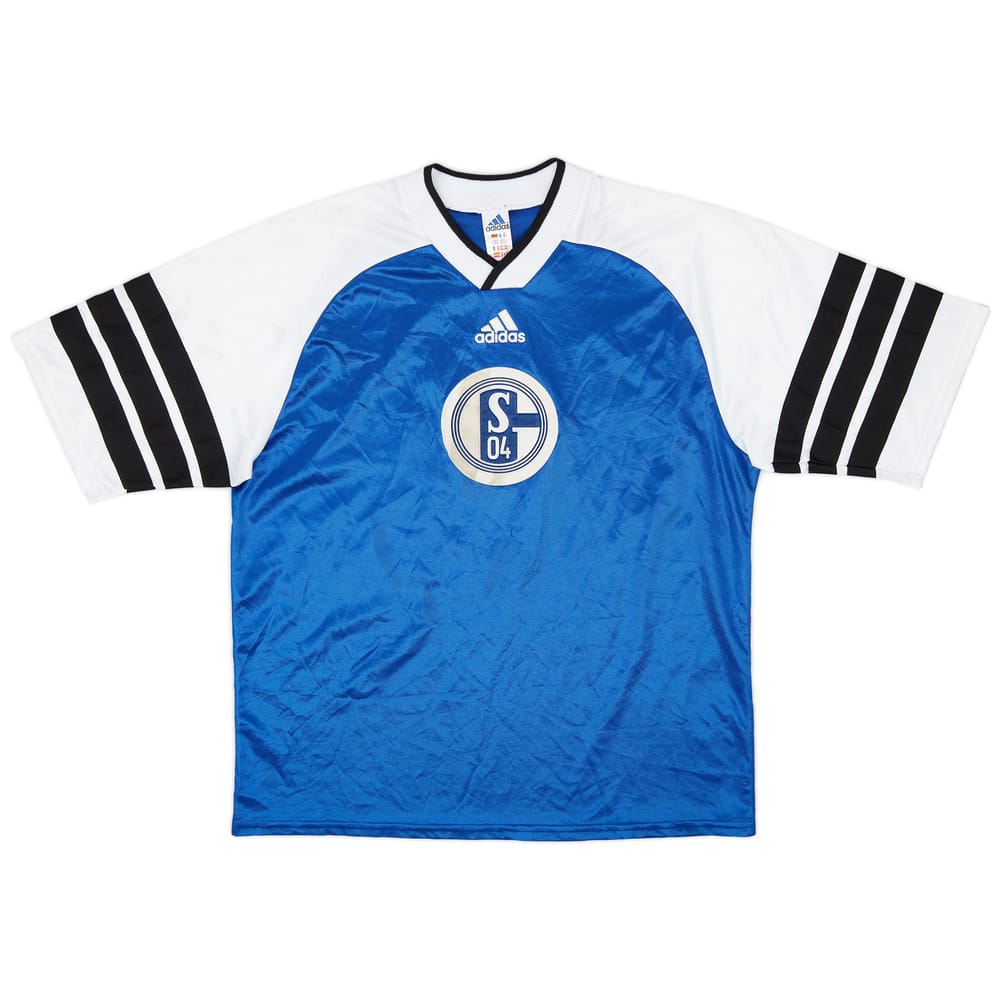 1998-99 Schalke adidas Training Shirt - 6/10 - (L)