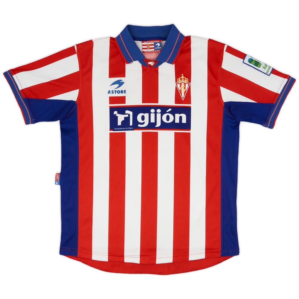 2001-03 Sporting Gijon Home Shirt - 7/10 - (M)