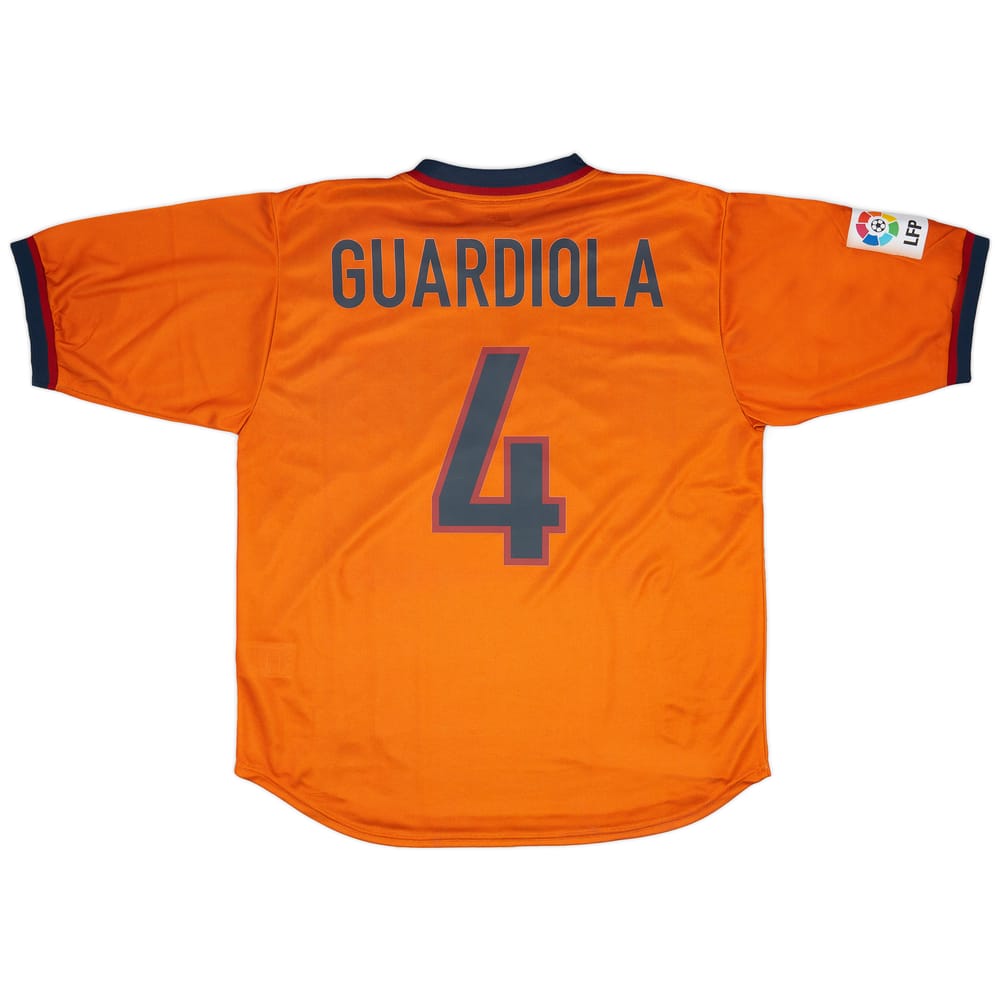1998-00 Barcelona Third Shirt Guardiola #4 (L)
