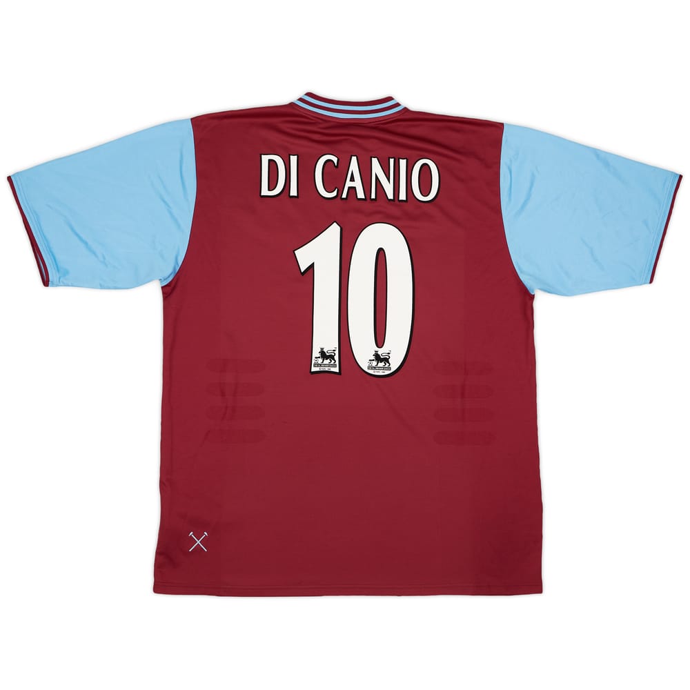 2001-03 West Ham Home Shirt Di Canio #10 - 6/10 - (XL)