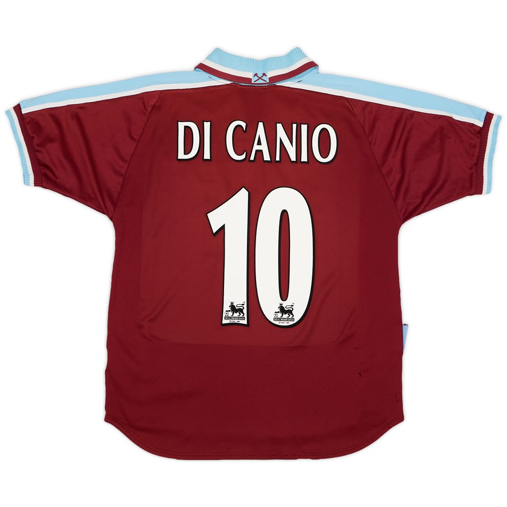 1999-01 West Ham Home Shirt Di Canio #10 - 9/10 - (M)