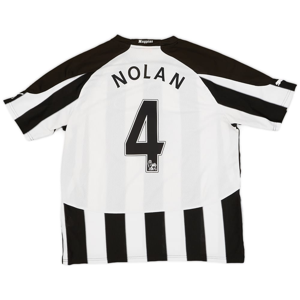 2010-11 Newcastle Home Shirt Nolan #4 - 8/10 - (L)