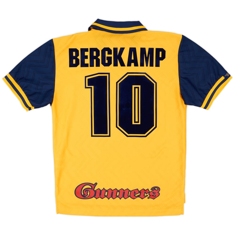 1996-97 Arsenal Away Shirt Bergkamp #10 - 9/10 - (M)