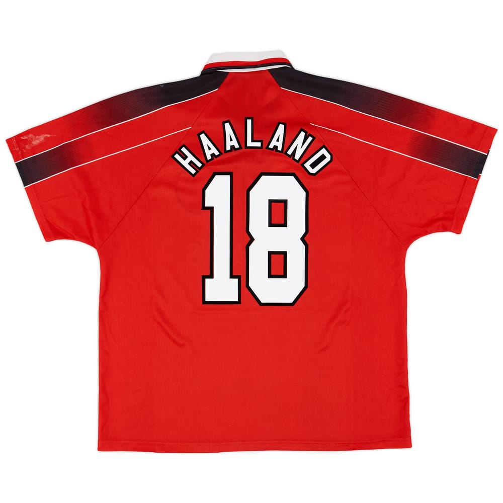 1996-97 Nottingham Forest Home Shirt Haaland #18 - 8/10 - (XXL)