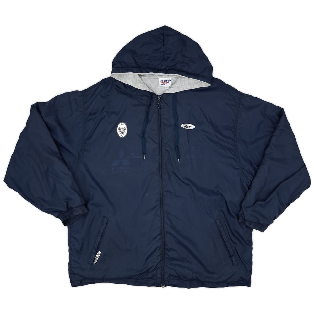 1990s Reebok Template Hooded Track Jacket (Monza) - 5/10 - (XL)