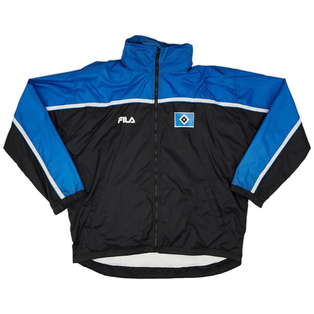 1998-99 Hamburg Fila Hooded Rain Jacket - 7/10 - (L/XL)