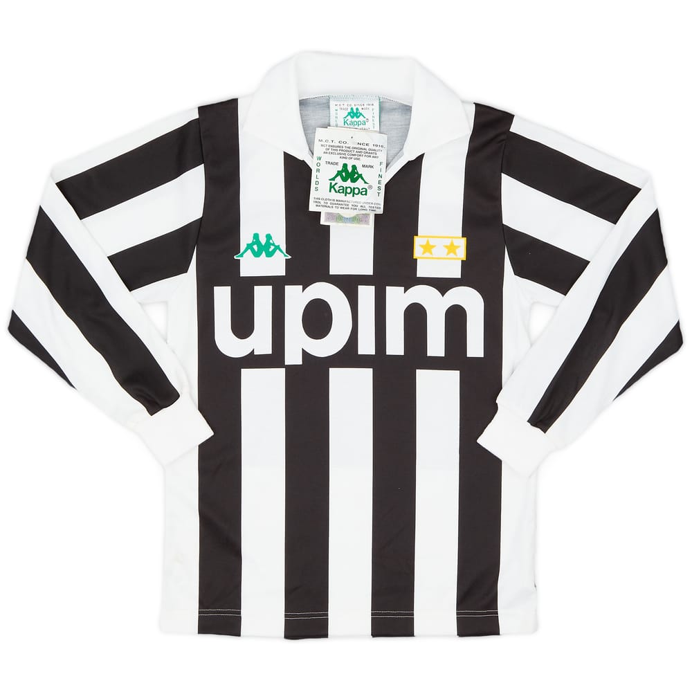 1991-92 Juventus Basic Home L/S Shirt (S.Boys)