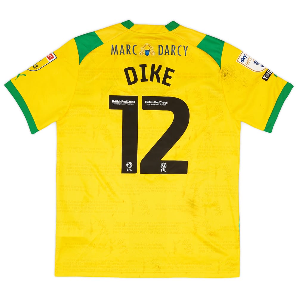 2022-23 West Brom Match Worn Away Shirt Dike #12