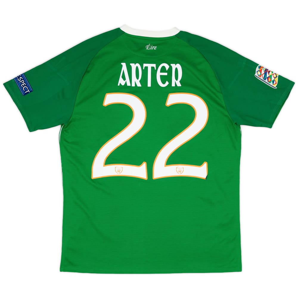 2018 Ireland Match Worn Nations League Home Shirt Arter #22 (v Denmark)