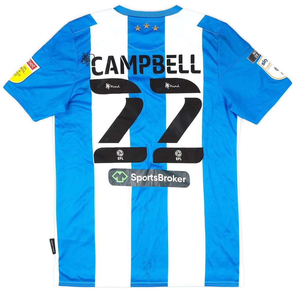 2020-21 Huddersfield Match Issue Home Shirt Campbell #22